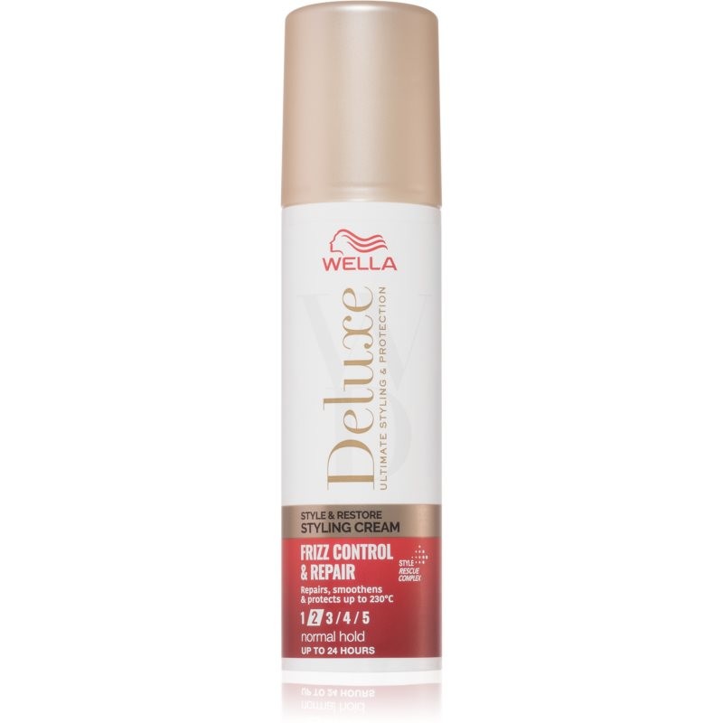 Wella Deluxe Style & Restore styling cream smoothing and restoring damaged hair 100 ml
