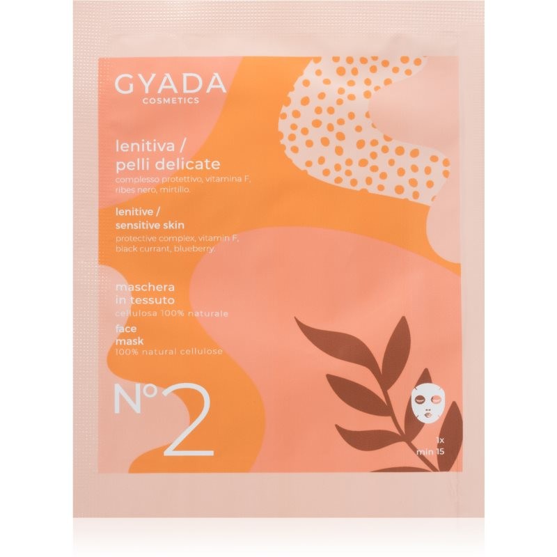 Gyada Cosmetics Soothing soothing sheet mask for sensitive skin 15 ml