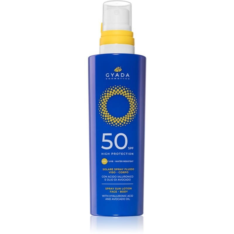 Gyada Cosmetics Solar protective cream for the face and body SPF 50 200 ml