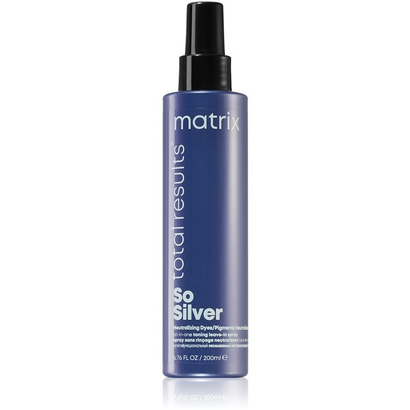 Matrix Total Results So Silver So Silver hairspray for yellow tones neutralization 200 ml