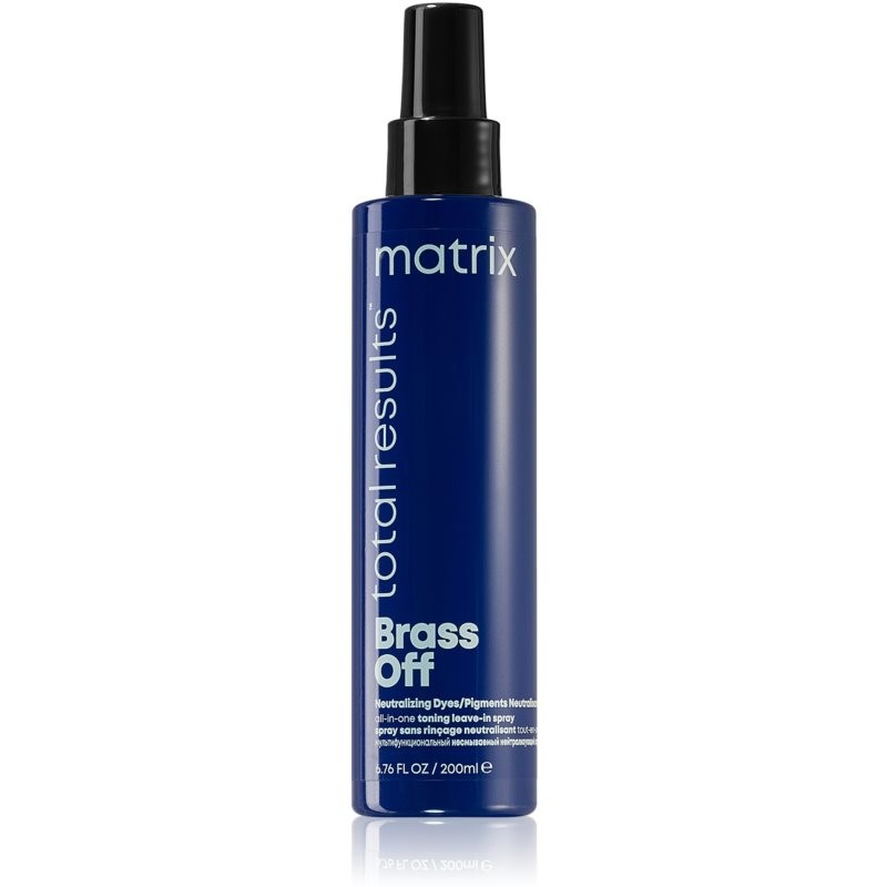 Matrix Total Results Brass off hairspray for yellow tones neutralization ml