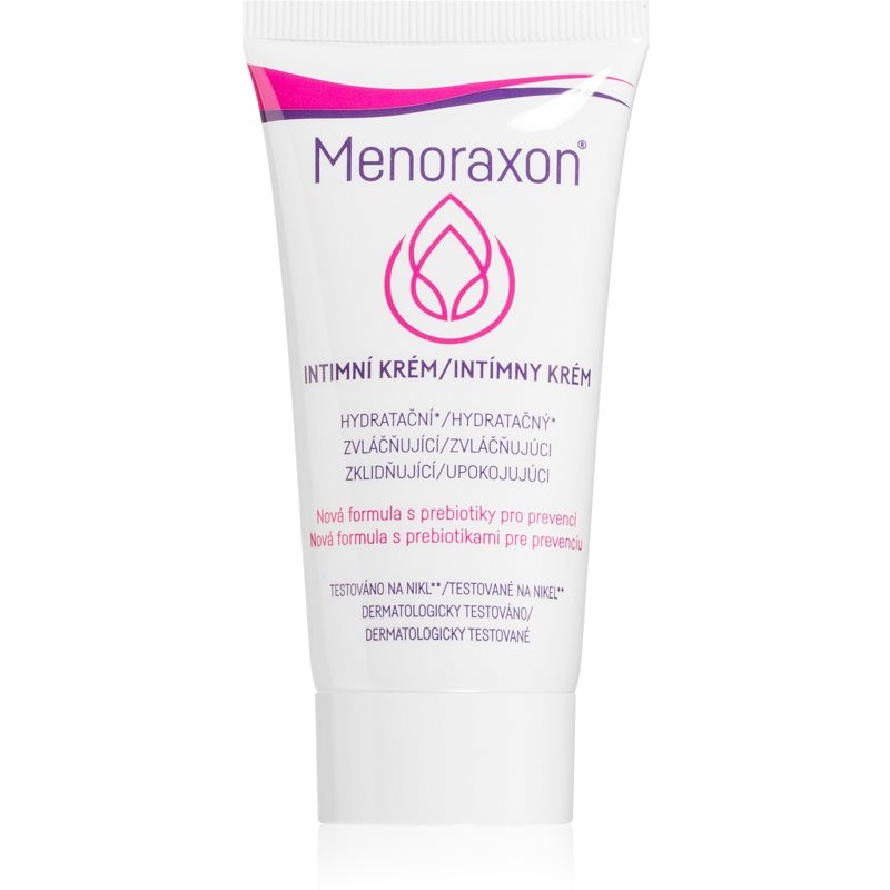 Menoraxon intimate cream eco packaging with moisturizing effect 50 ml
