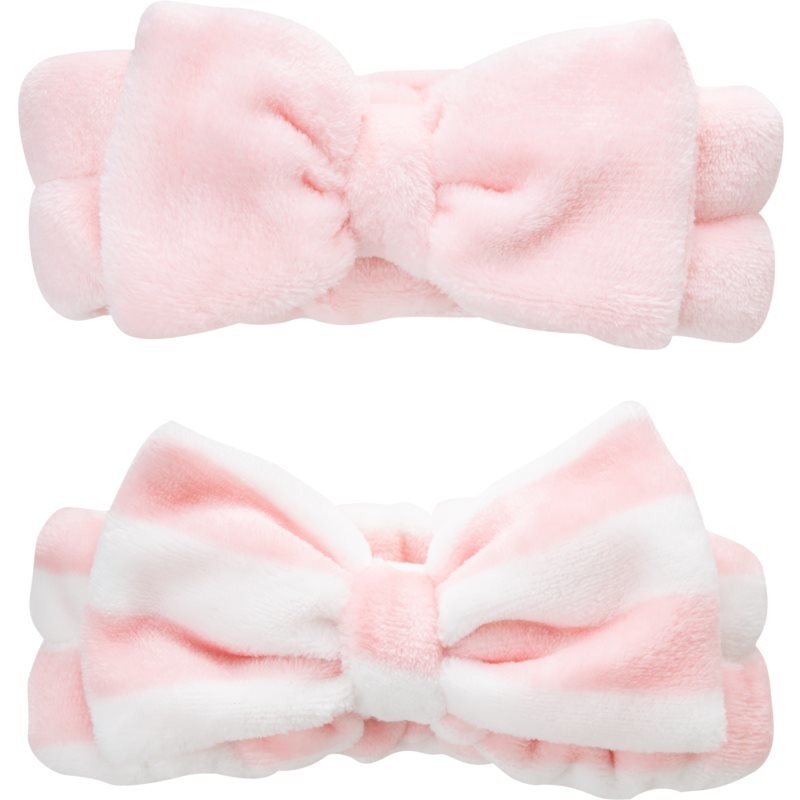 Brushworks Makeup Headbands spa headband (with bow)