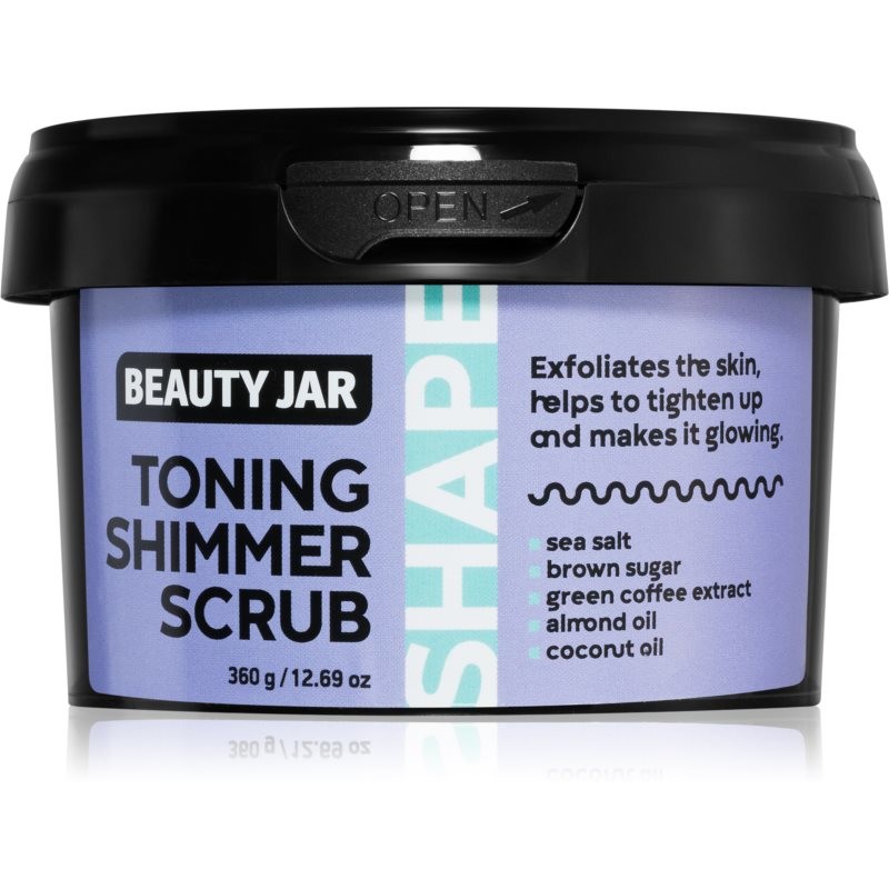 Beauty Jar Shape firming body scrub with sea salt 360 g