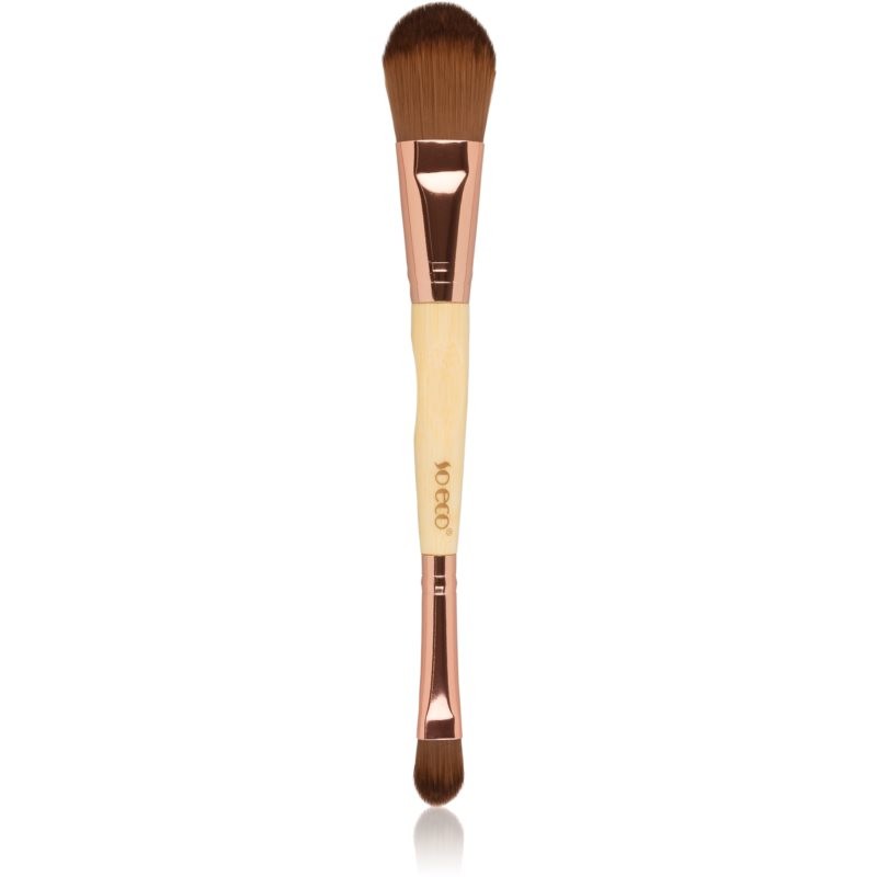 So Eco Foundation & Concealer Duo foundation and concealer brush double-sided 1 pc