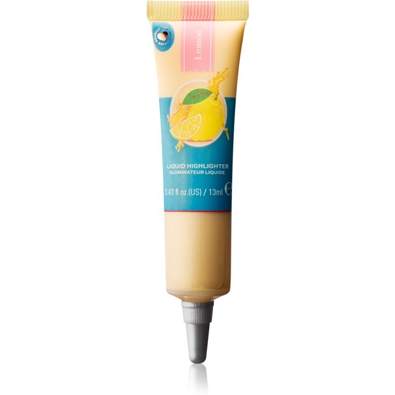 I Heart Revolution Fruity Lemon Spritz liquid highlighter shade Lemon Spritz 13 ml