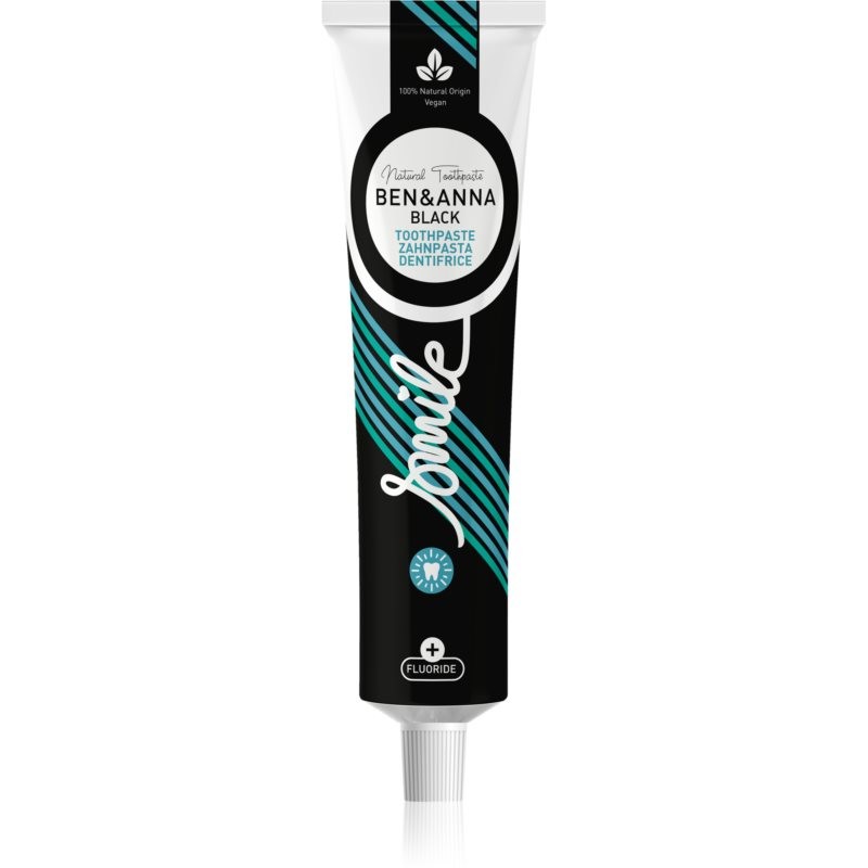 BEN&ANNA Toothpaste Black natural toothpaste with activated charcoal 75 ml