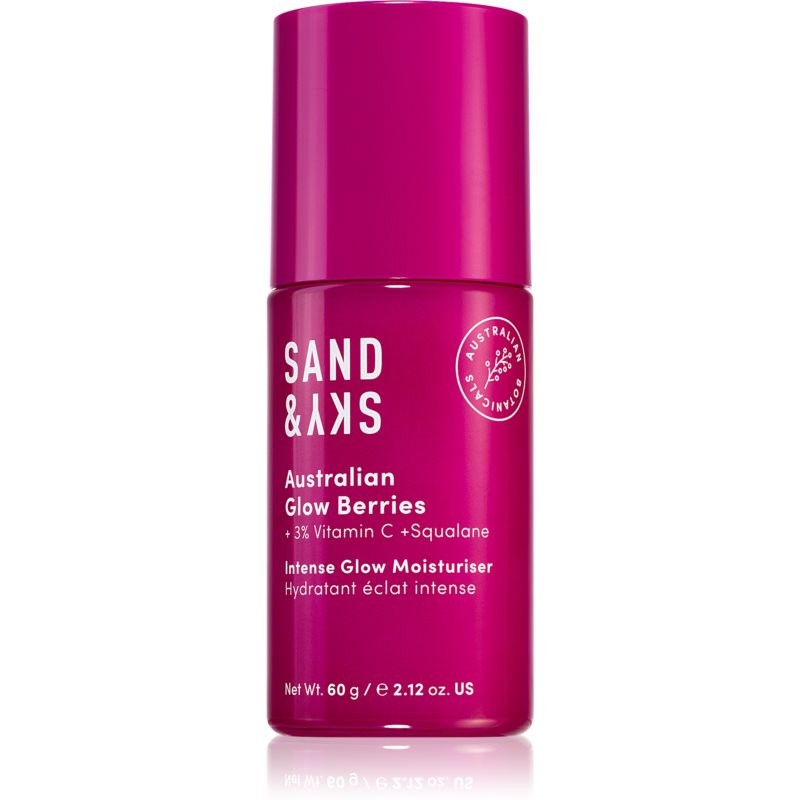 Sand & Sky Australian Glow Berries Intense Glow Moisturiser moisturising fluid with brightening effect 60 g
