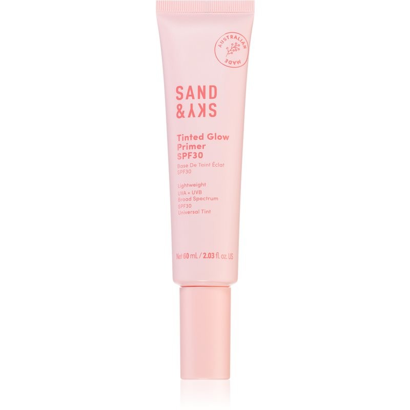 Sand & Sky Tinted Glow Primer SPF 30 protective tinted facial fluid SPF 30 60 ml