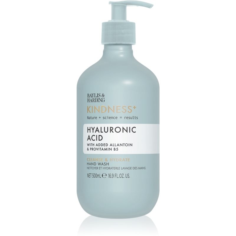 Baylis & Harding Kindness+ Hyaluronic Acid liquid hand soap with moisturizing effect fragrances Pear & Neroli 500 ml