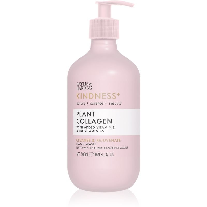 Baylis & Harding Kindness+ Plant Collagen nourishing liquid hand soap fragrances Coconut Milk & Rose Water 500 ml
