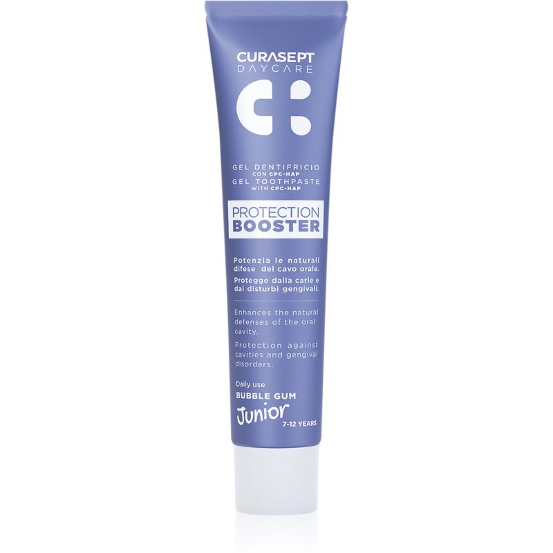 Curasept Daycare Protection Junior Booster toothpaste for children 7-12 years Bubble Gum 50 ml