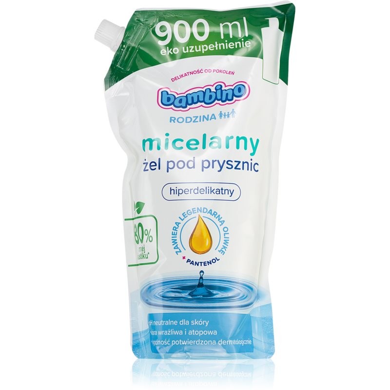 Bambino Family Refill Micellar micellar shower gel refill 900 ml