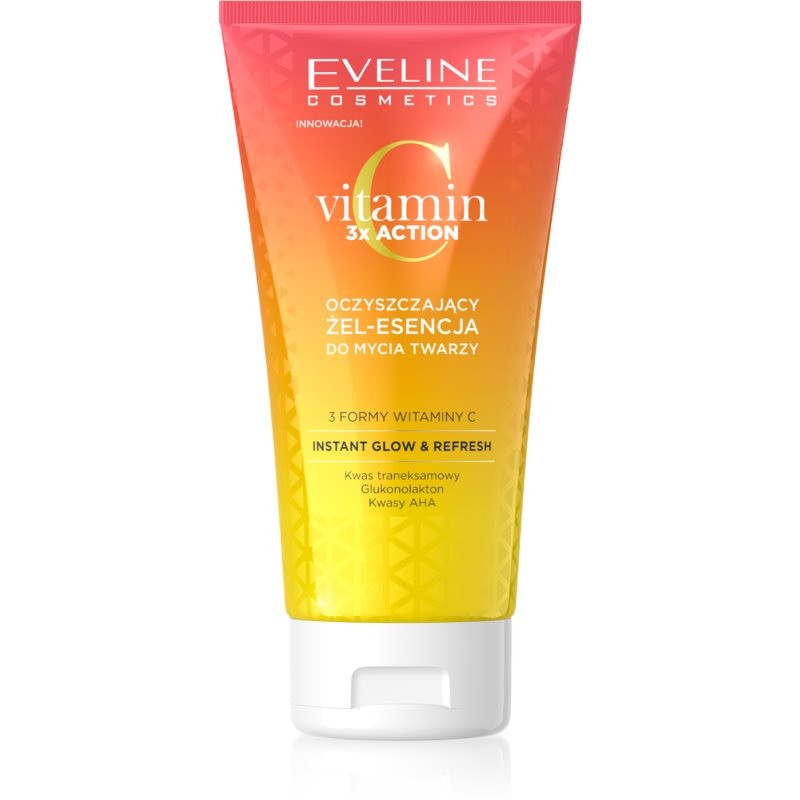 Eveline Cosmetics Vitamin C 3x Action cleansing gel with AHA acids 150 ml