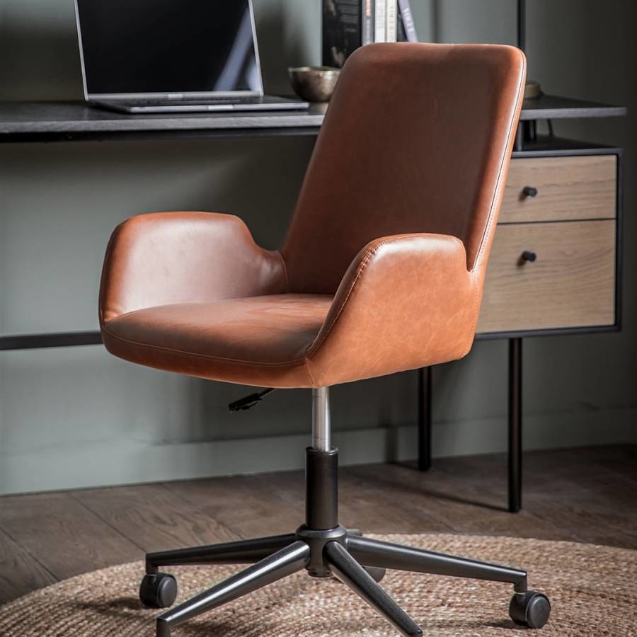 Broadgroves Swivel Chair Brown