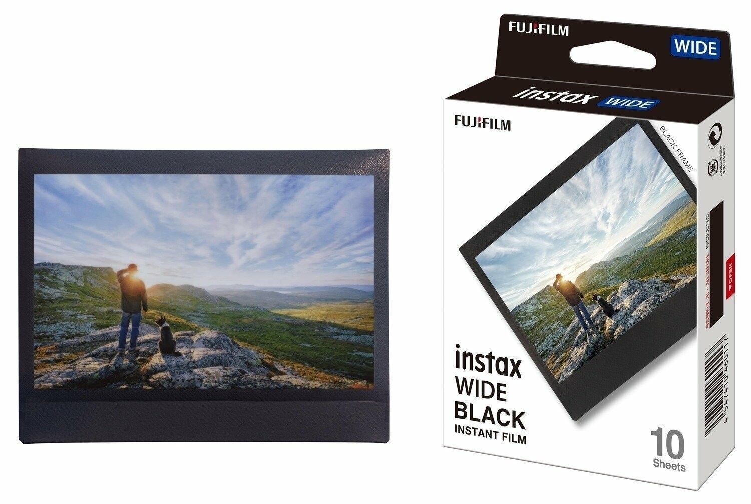 Fujifilm Instax Wide Black Frame Photo paper