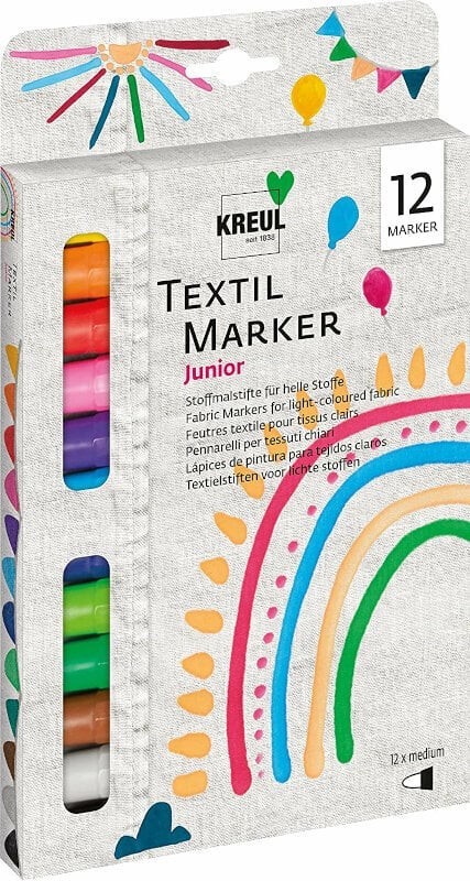 Kreul Textile Marker Junior 12 pcs