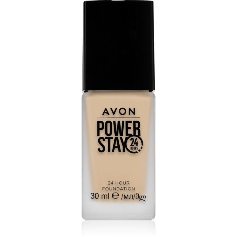 Avon Power Stay 24h long-lasting foundation with matte effect shade 125 G Warm Ivory 30 ml