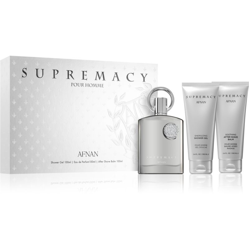 Afnan Supremacy Silver gift set for men