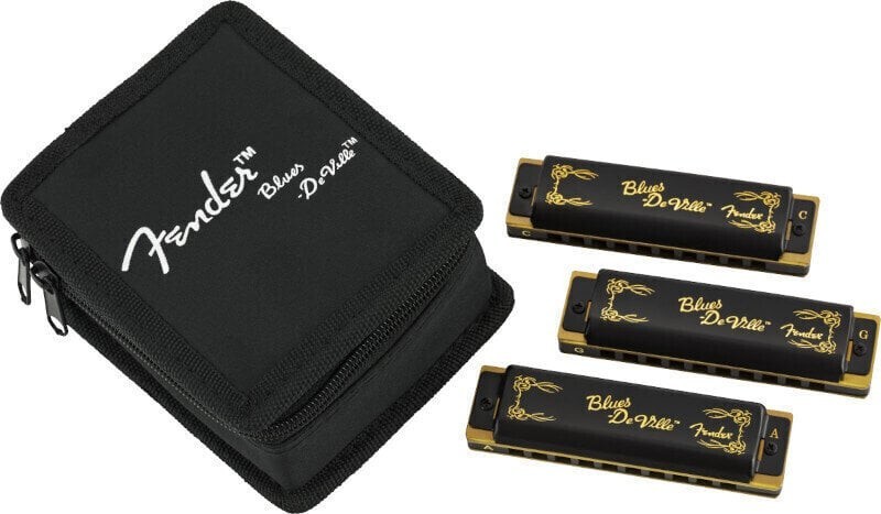 Fender Blues DeVille 3 Pack Diatonic harmonica