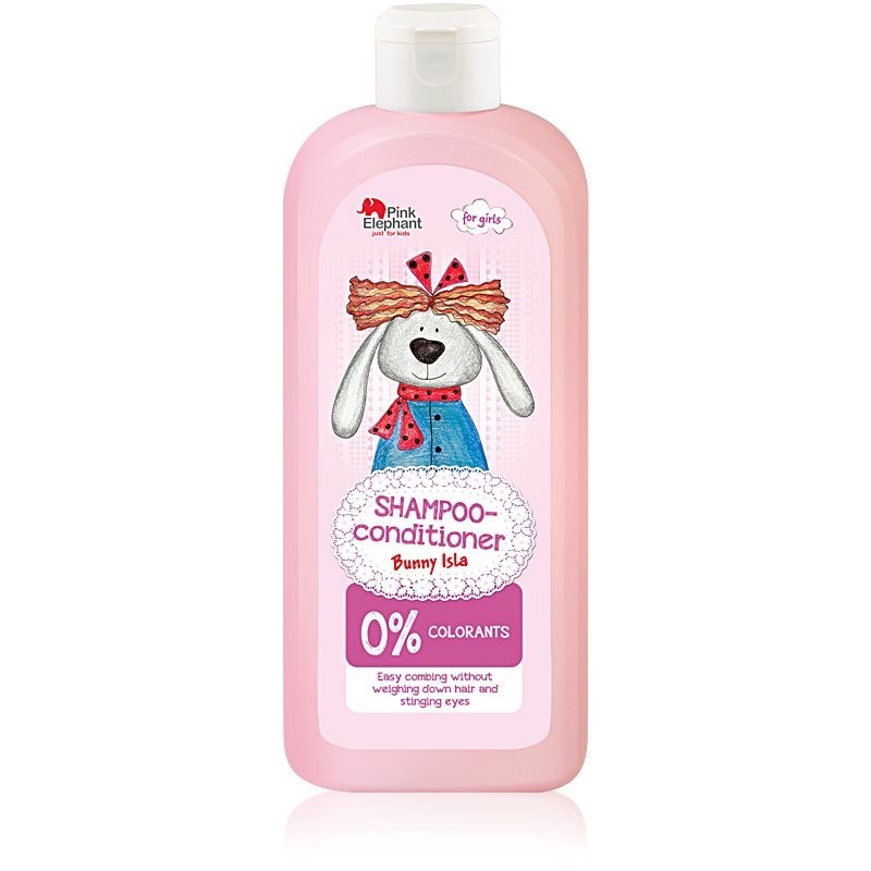 Pink Elephant Bunny Isla 2-in-1 shampoo and conditioner for kids 500 ml