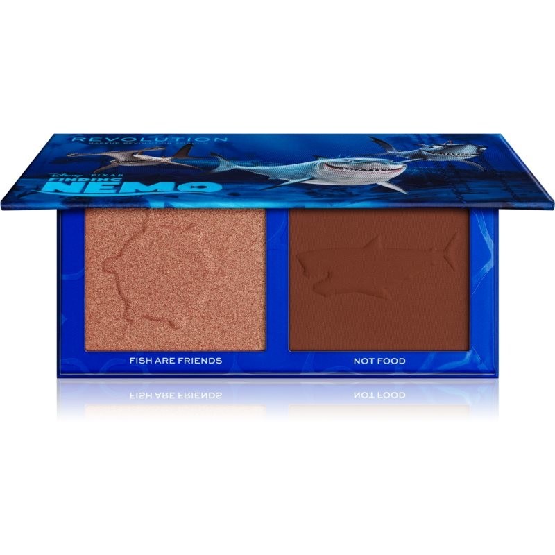 Makeup Revolution X Finding Nemo illuminating and bronzing palette shade Fish Are Friends 9 g