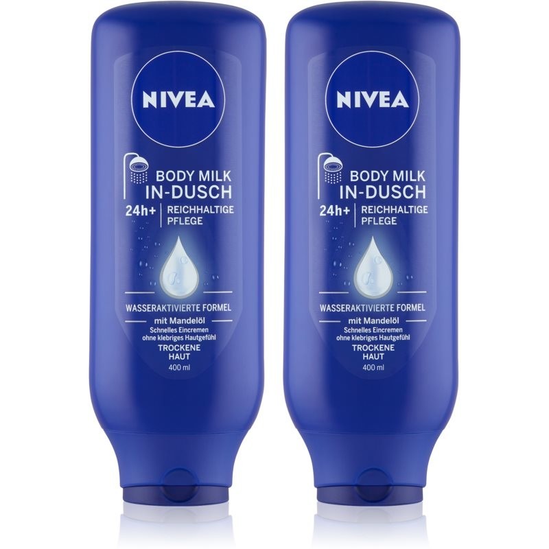 Nivea 24h body shower milk (economy pack)