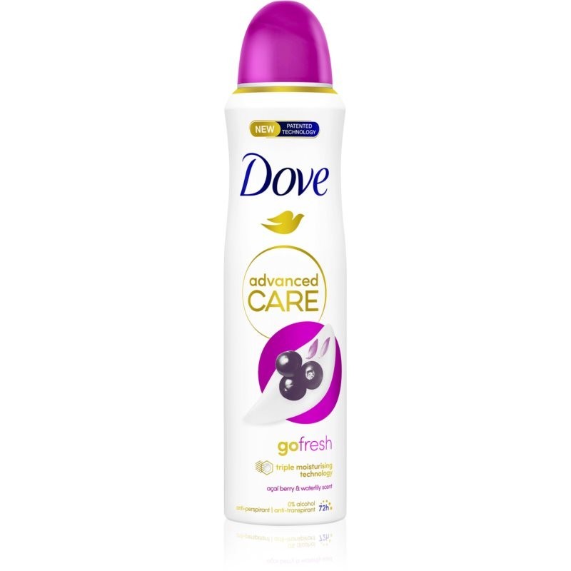 Dove Advanced Care Acai Berry & Waterlily antiperspirant spray 72h 150 ml