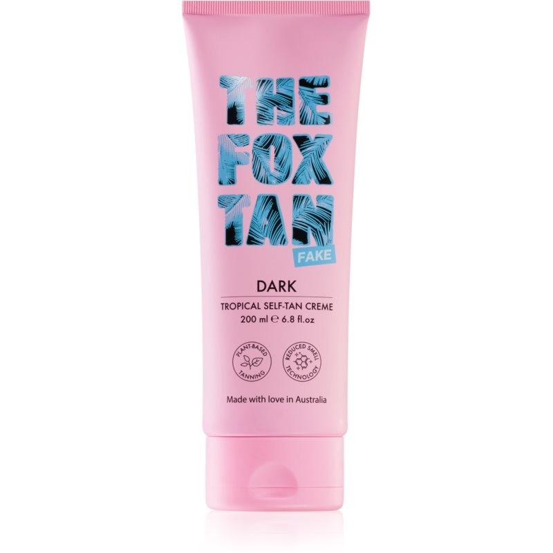 The Fox Tan Dark Tropical moisturising self-tanning cream 200 ml