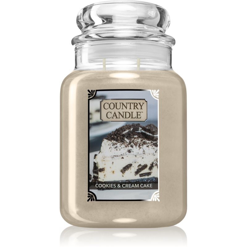 Country Candle Cookies & Cream Cake scented candle 680 g