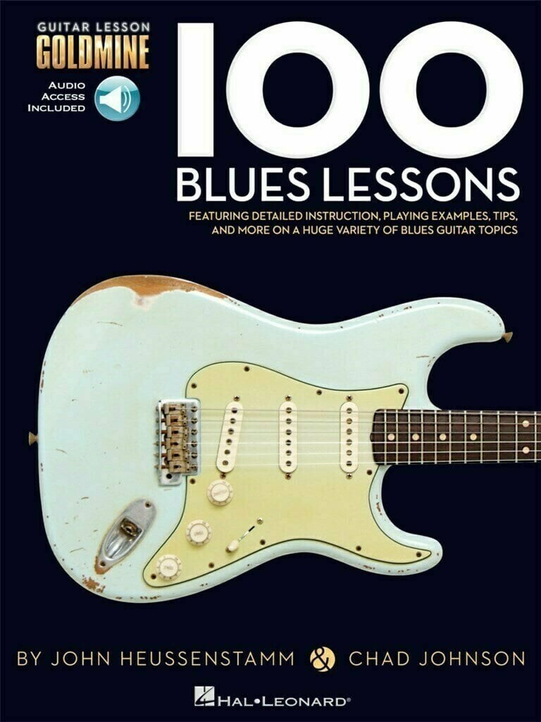 Hal Leonard Chad Johnson/John Heussenstamm: 100 Blues Lessons Music Book