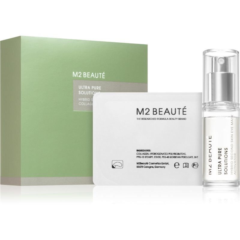 M2 Beauté Ultra Pure Solutions Hybrid Second Skin collagen mask for eye area 30 ml