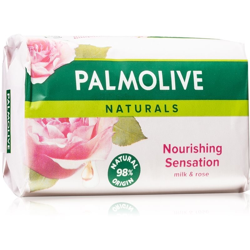Palmolive Naturals Milk & Rose bar soap with the scent of roses 90 g