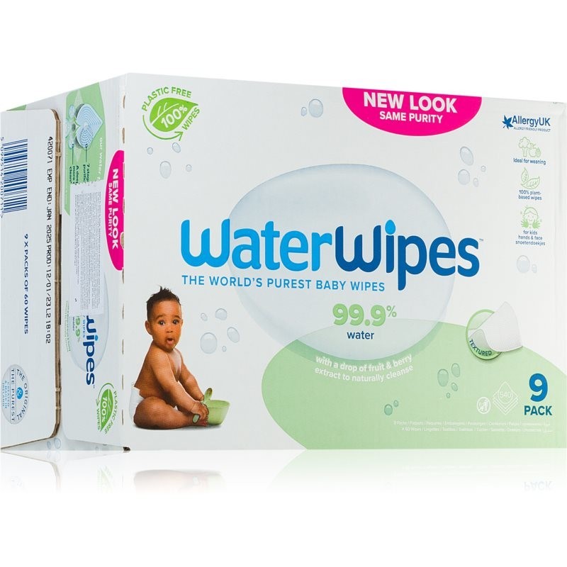 Water Wipes Baby Wipes Sopaberry 9 Pack gentle wet wipes for babies 9x60 pc