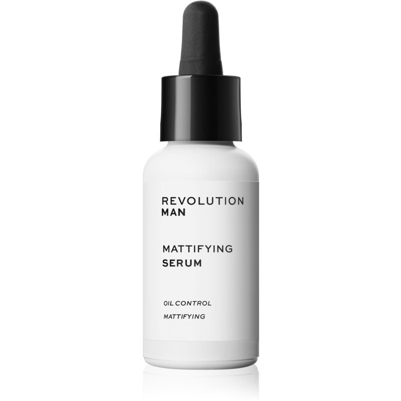 Revolution Man Mattifying moisturising face serum for pore minimizer and matte looking skin 30 ml