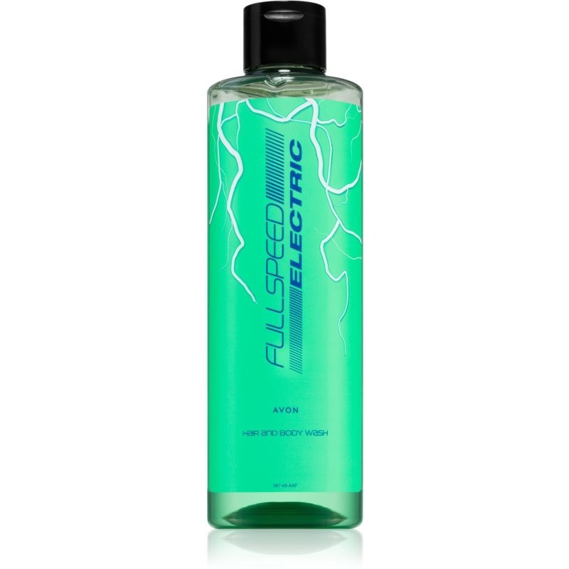 Avon Full Speed Electric perfumed shower gel 2-in-1 for men 250 ml