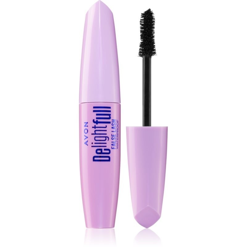 Avon DelightFull False Lash waterproof lengthening mascara shade Blackest Black 10 ml