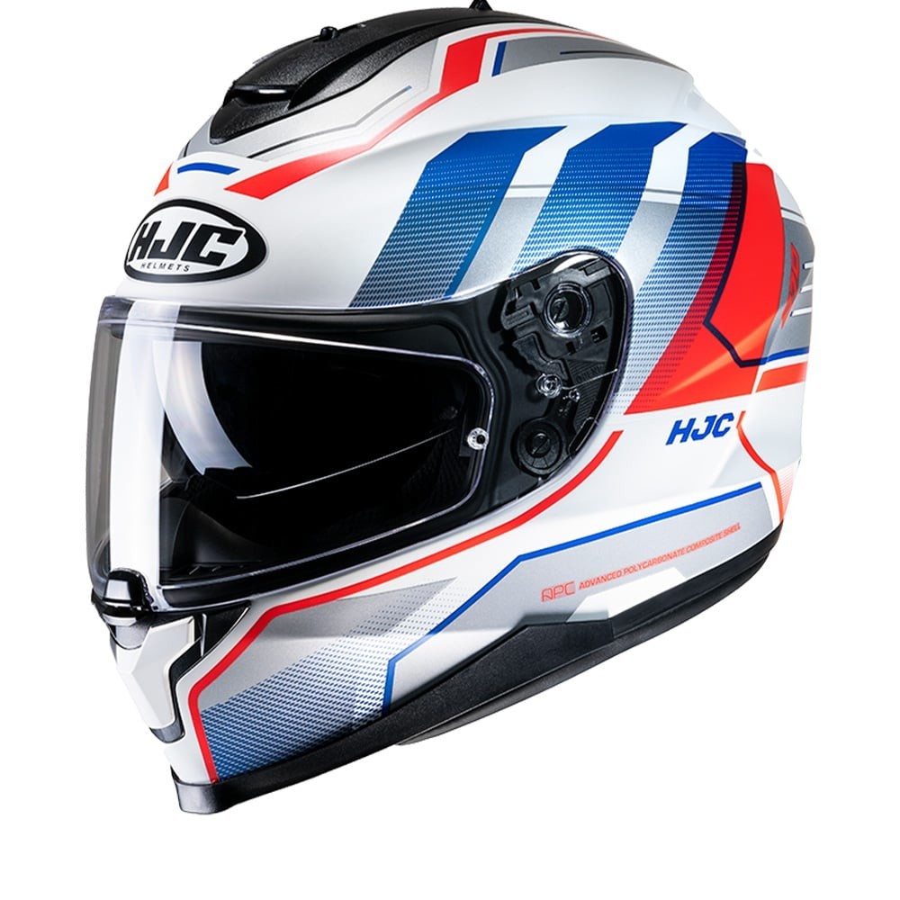 HJC C70 Nian White Blue Red Mc21Sf Full Face Helmet XS