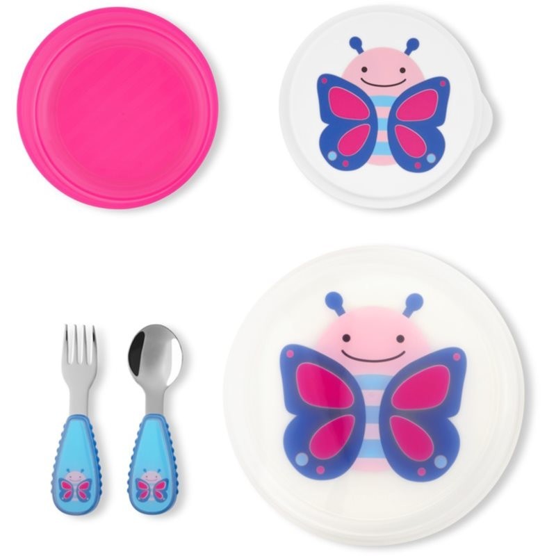 Skip Hop Zoo Butterfly dinnerware set 12 m+