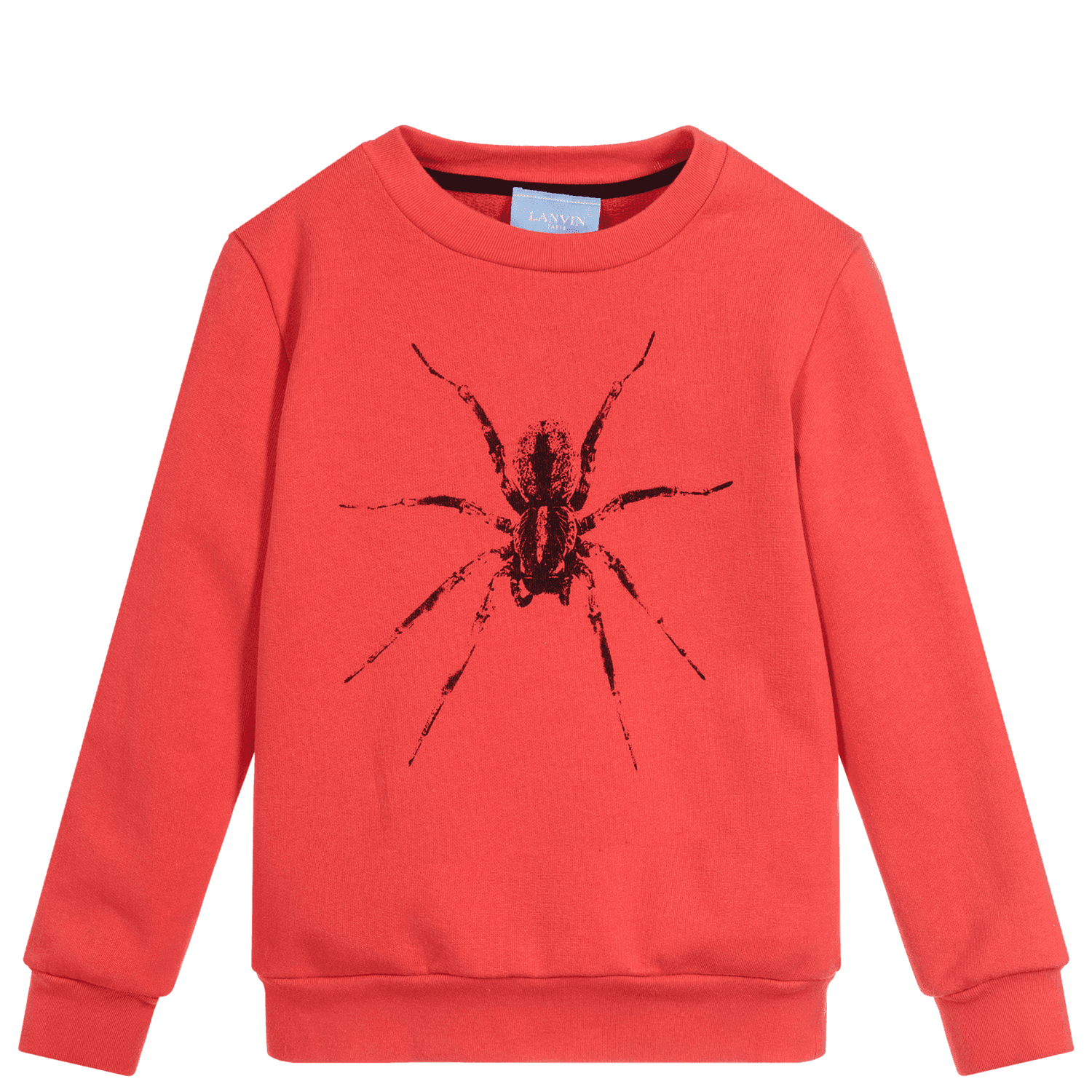 Lanvin Paris Boys Spider Sweatshirt Red 8Y