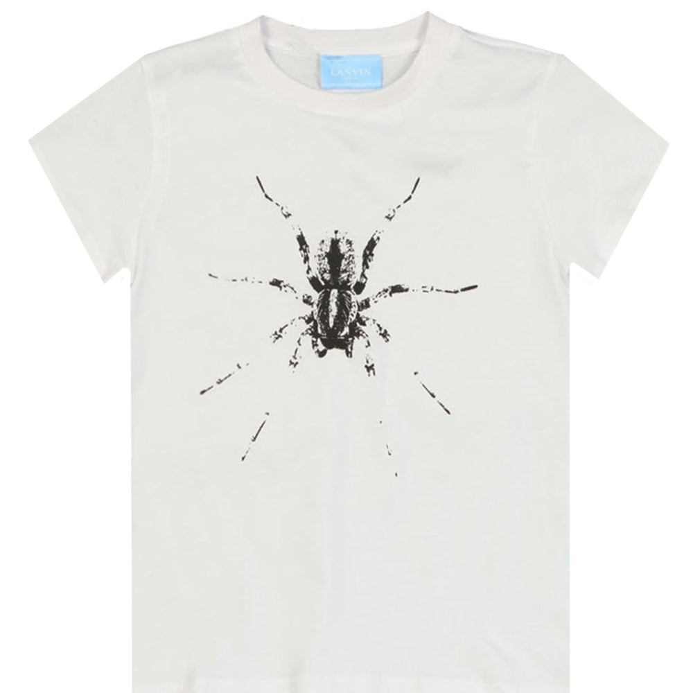 Lanvin Boys Spider T-shirt White 8Y