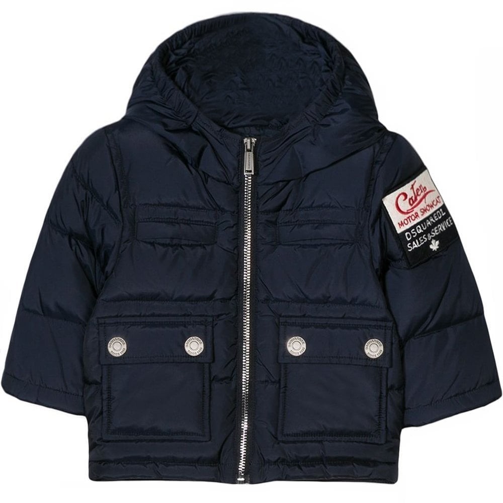 Dsquared2 Boys Padded Jacket Navy 6Y
