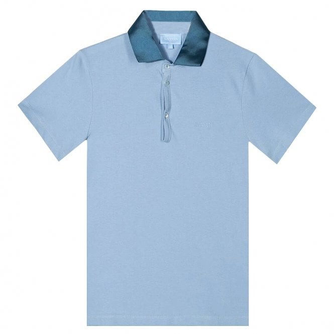 Lanvin Paris Boys Polo Shirt Blue 10Y