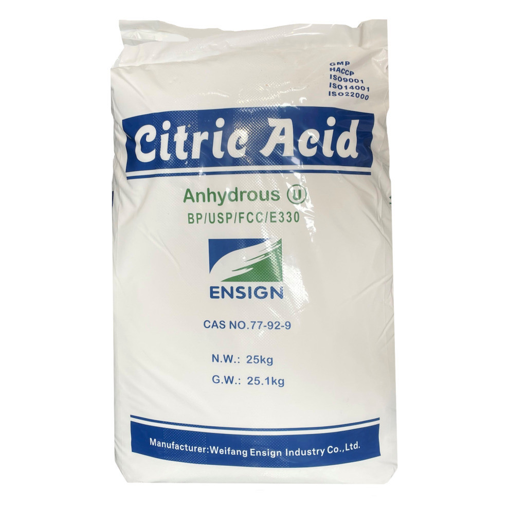 Hexeal CITRIC ACID | 25kg Bag | 100% Anhydrous | Fine | GMO Free | BP/FCC Food Grade