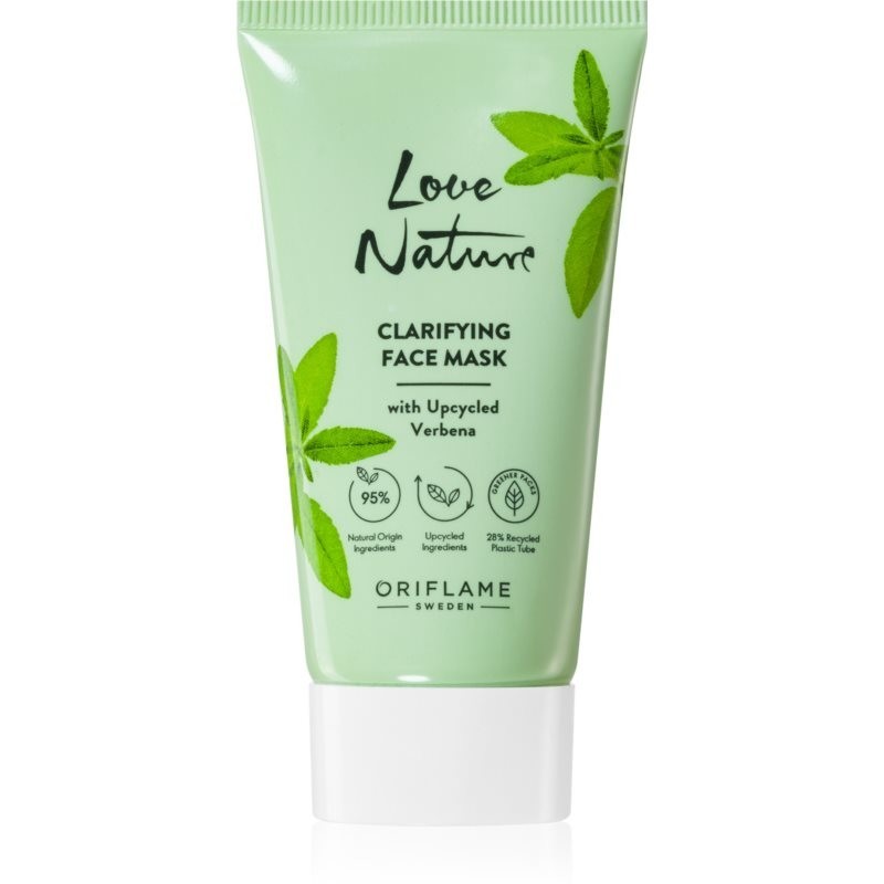 Oriflame Love Nature Upcycled Verbena cleansing face mask 30 ml