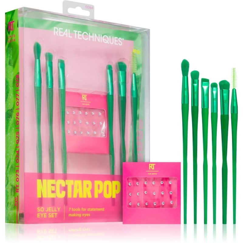Real Techniques Nectar Pop brush set (for eyes and eyebrows)