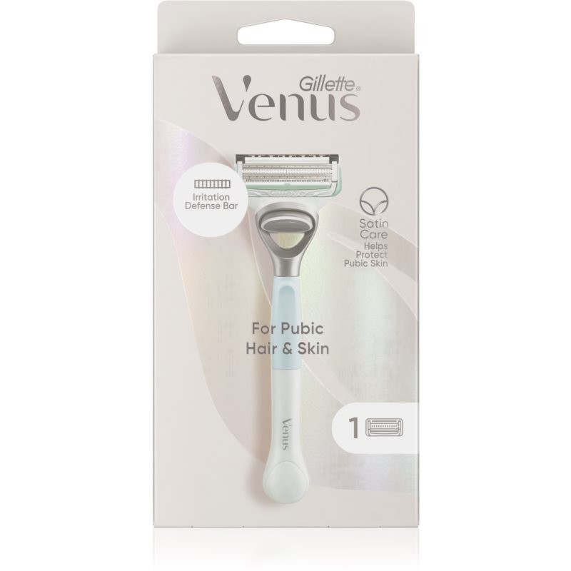 Gillette Venus Pubic Hair&Skin shaver + replacement heads 1 pc
