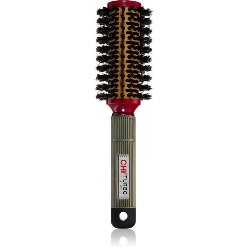 CHI Turbo Ceramic Round Boar Medium Brush medium round brush to treat frizz 1 pc