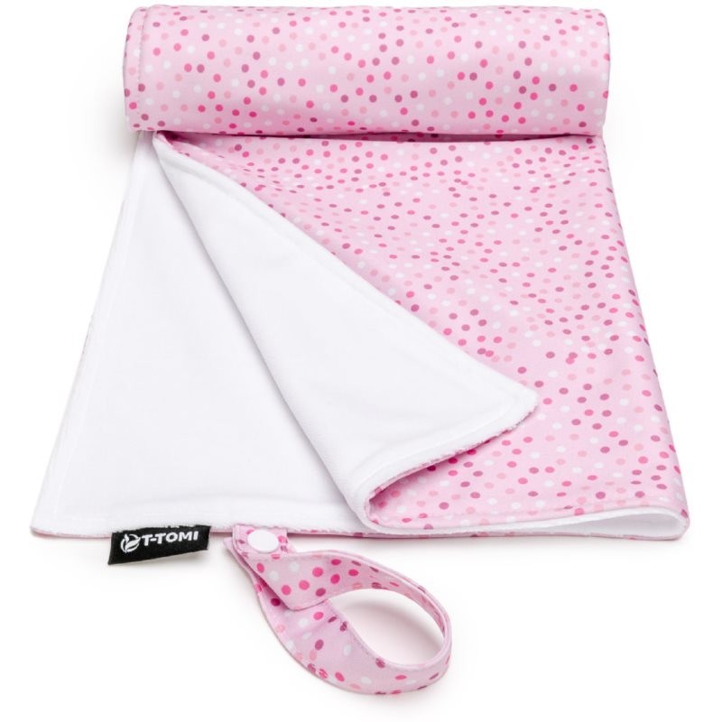 T-TOMI Changing Pad Pink Dots washable changing mat 50 x 70 cm 1 pc