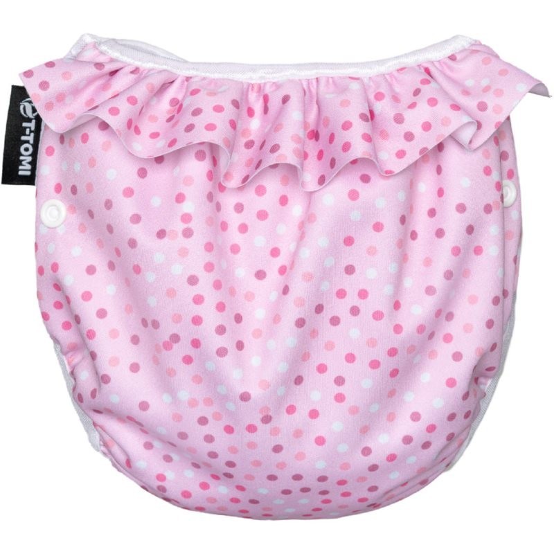 T-TOMI Diaper Swimwear Pink Dots washable swim nappies 5 - 15 kg 1 pc